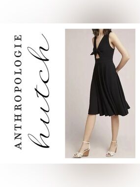 Anthropologie Hutch April Keyhole Fit and Flare Dress